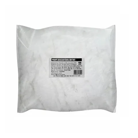 Propé Descartável Branco Soft 20gr com 100 - Dermaplus