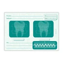 Ficha de Raio-X 2 Espaços Adulto Class - Dental Speed