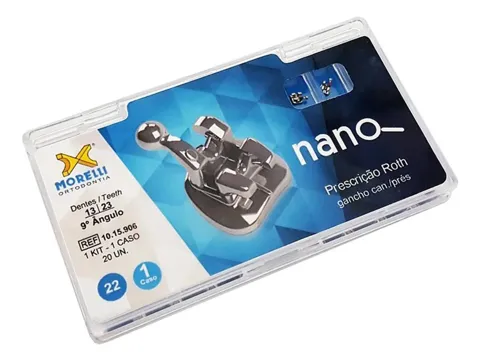 Bráquete de Aço Nano Roth 022 c/20 1 Caso - Morelli