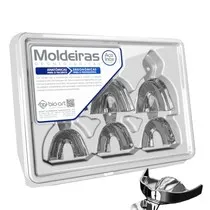Moldeira Lisa Adulto Inox Para Dentado - Bio-Art