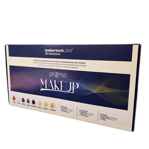 Kit de Maquiagem Prizma 3D Makeup - Pigmentos Fotopolimerizável
