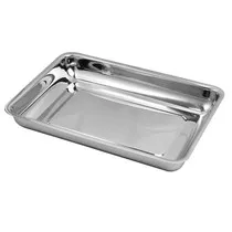 Bandeja de Inox Lisa para Esterilização 30x20x4cm - Golgran