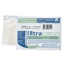 Compressa de Gaze Estéril 9 Fios - Ultracotton