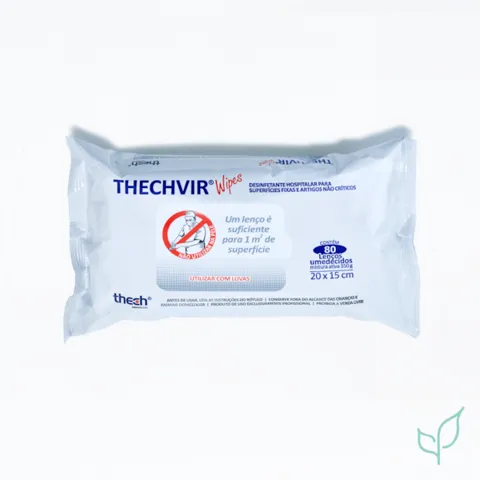 Lenço Umedecido Thechvir Wipes - Thech