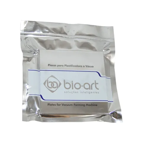 Placa para Moldeira Cristal Quadrada com 5 - Bio-Art