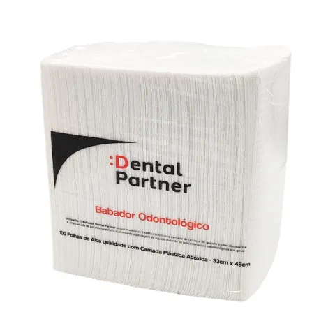 Babador Descartável 33x48cm - Dental Partner