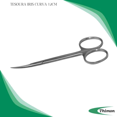 TESOURA IRIS CURVA 12CM