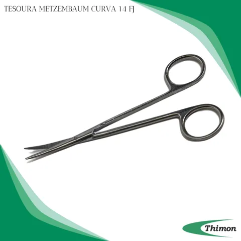 TESOURA METZEMBAUM CURVA 14CM FJ