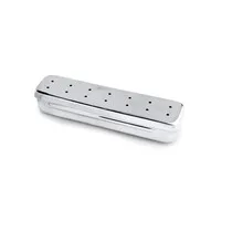 Estojo Inox Perfurado 18x4x3cm - Golgran