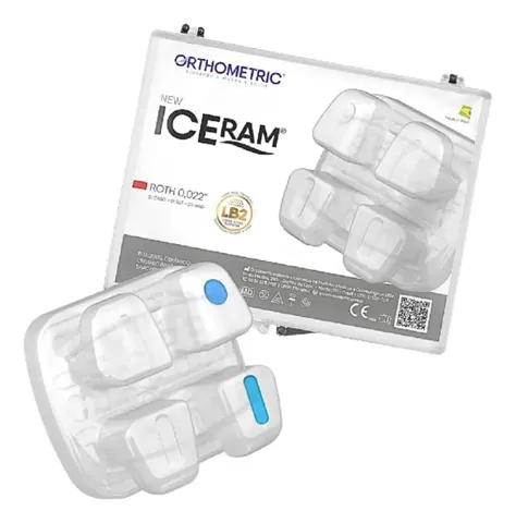 Bráquete Cerâmico Iceram Roth 0,022 1 Caso - Orthometric