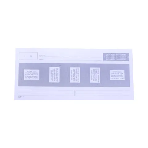 Ficha para Raio-X 5 Furos - Pressing