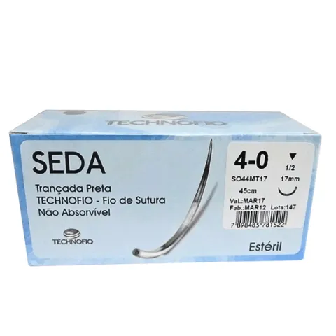 Fio de Sutura de Seda - Technofio