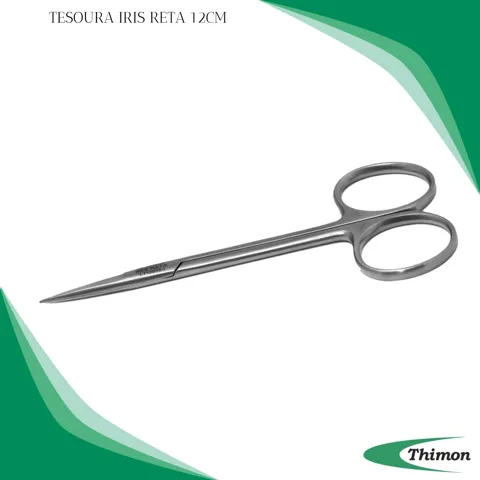 TESOURA IRIS RETA 12CM