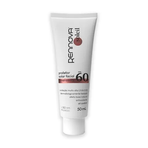 Rennova Soleil Protetor Solar Tonalizante Fps60 50ml - Rennova