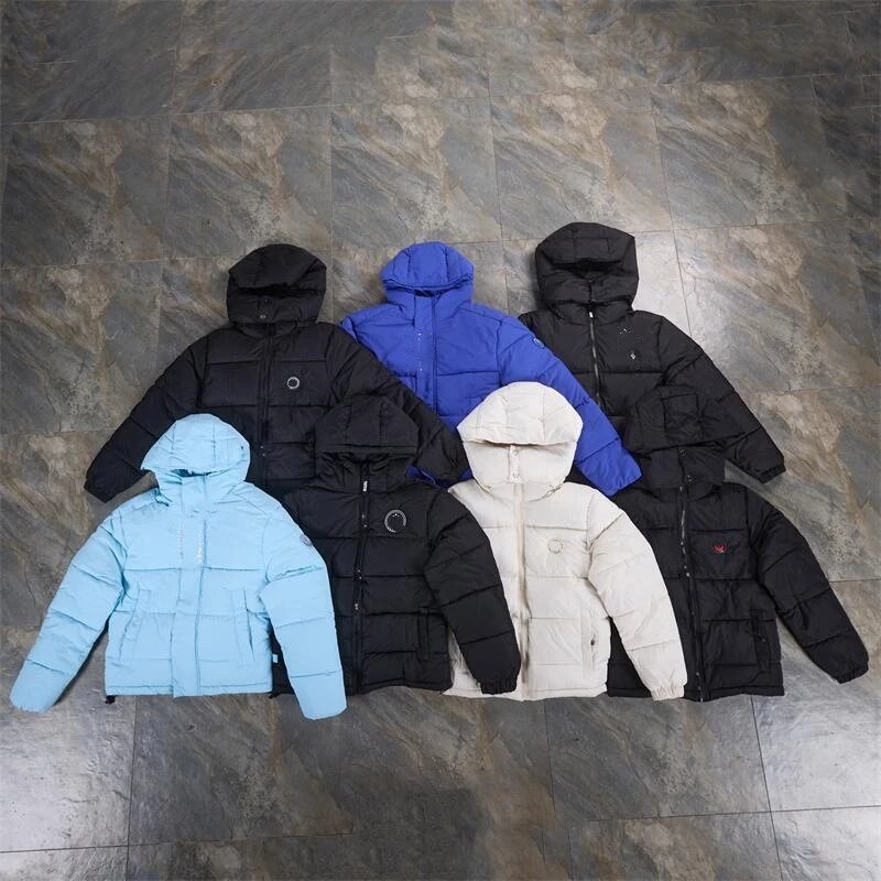 Marine Serre Moon Logo-Patch Padded Down Jackets