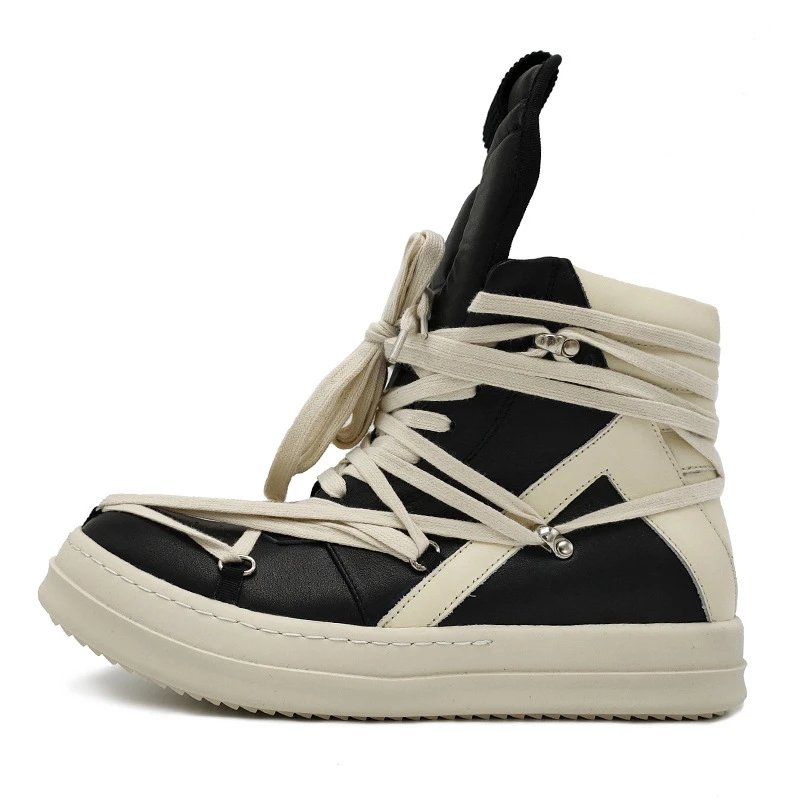 Rick Owens Strobe Geobasket Megalace High