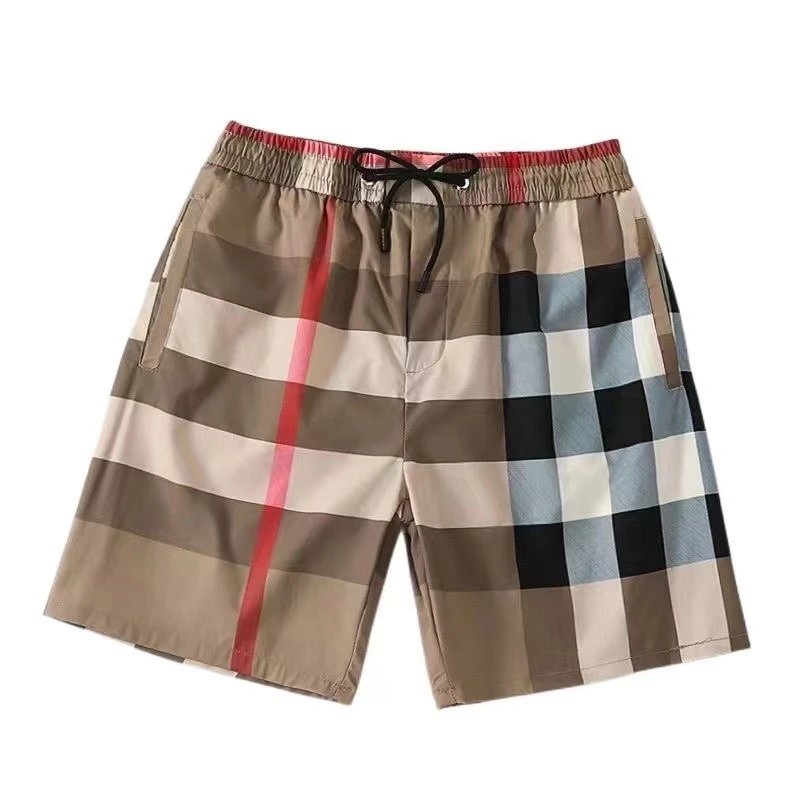 Burberry Check Print Drawstring Shorts