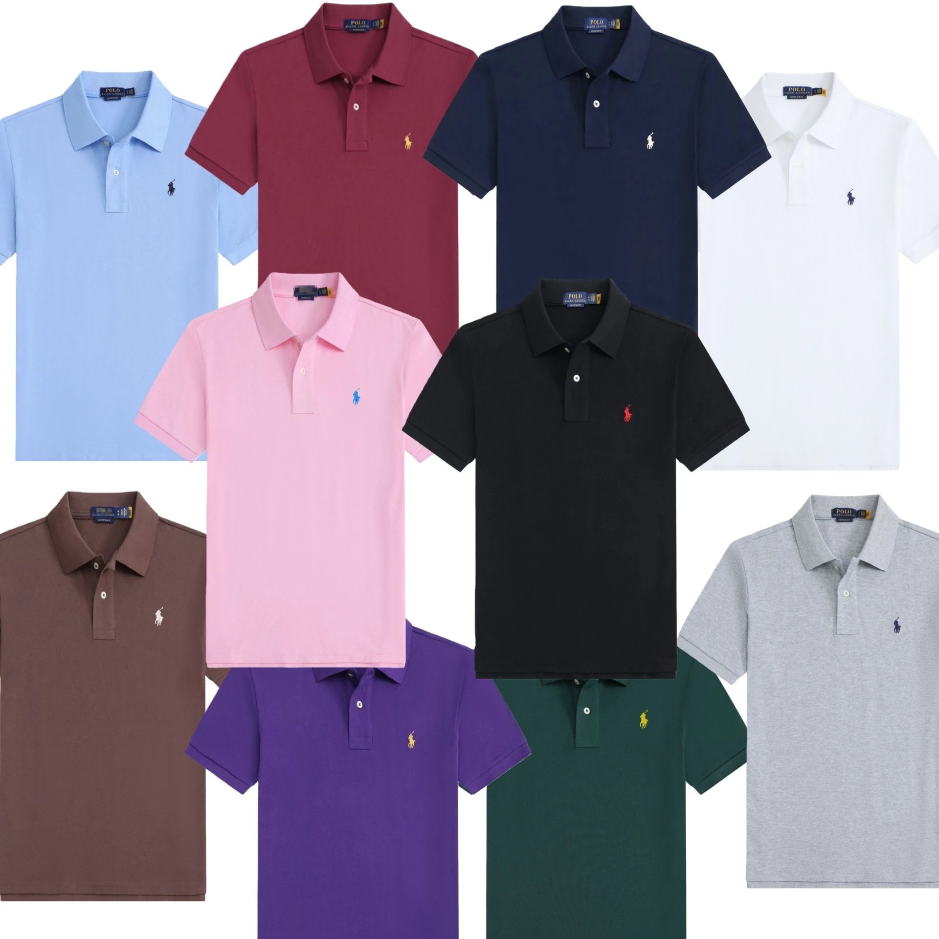 Polo Ralph Lauren Mesh Cotton Polo Shirts Collection