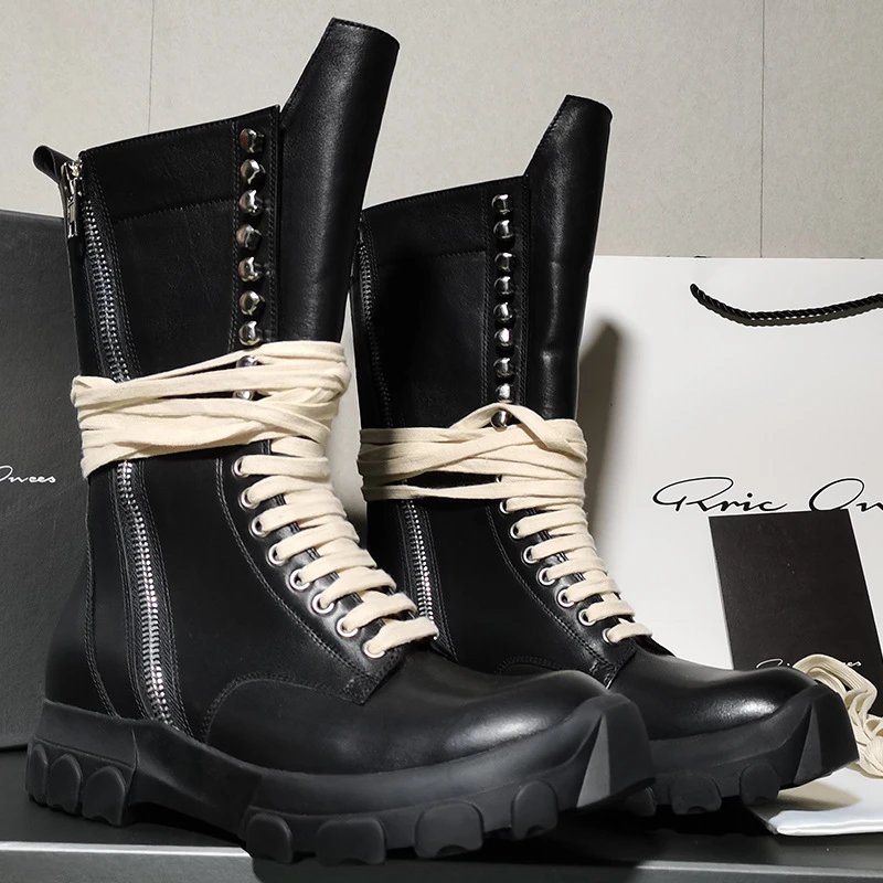 Rick Owens Army Tractor Boot