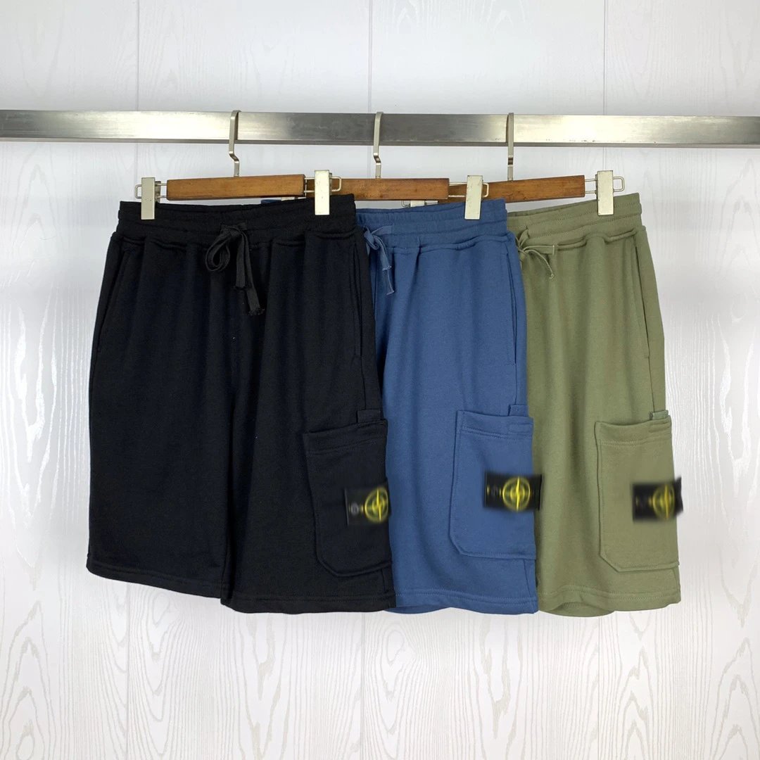 Stone Island Compass Patch Fleece Shorts