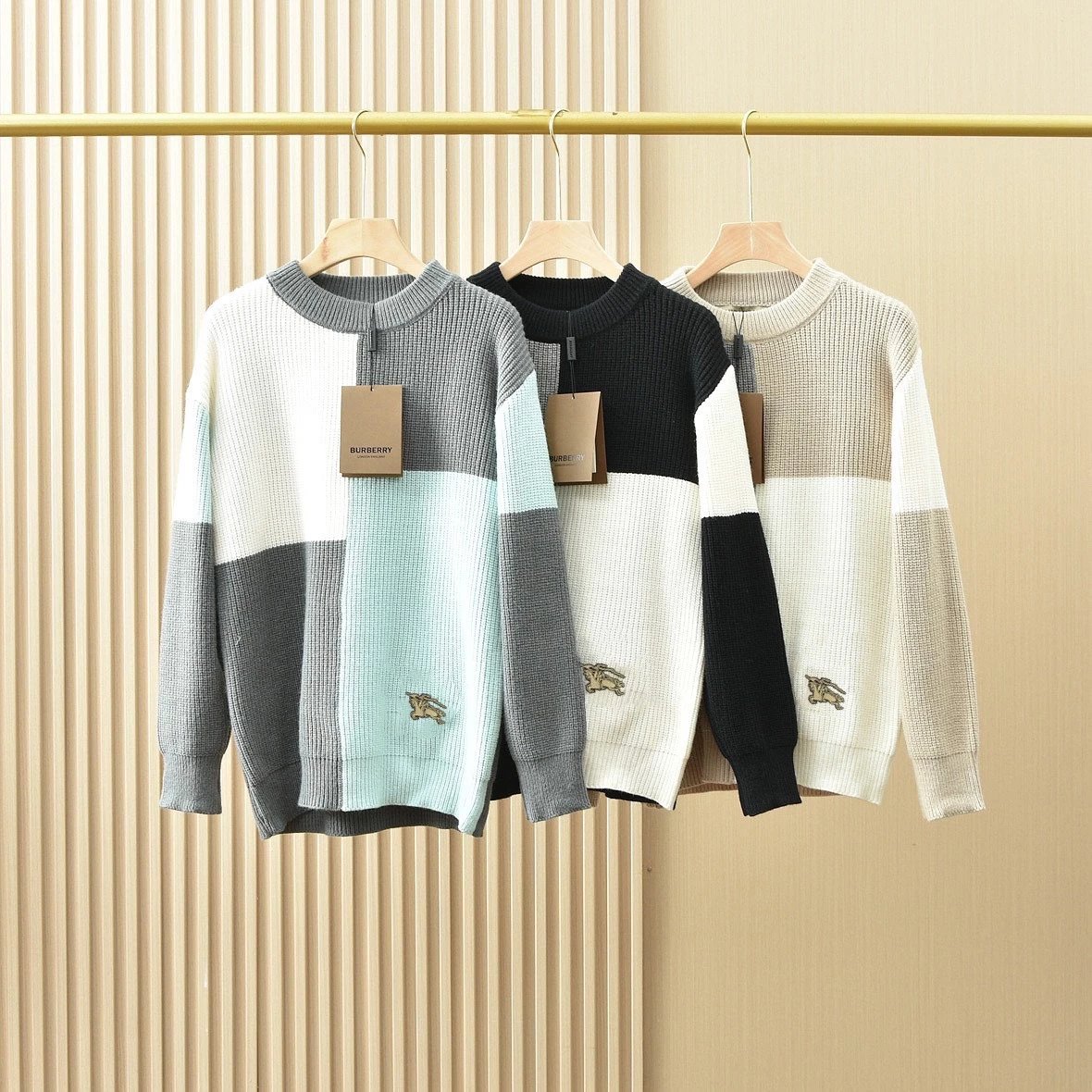 Burberry color-blocked sweater