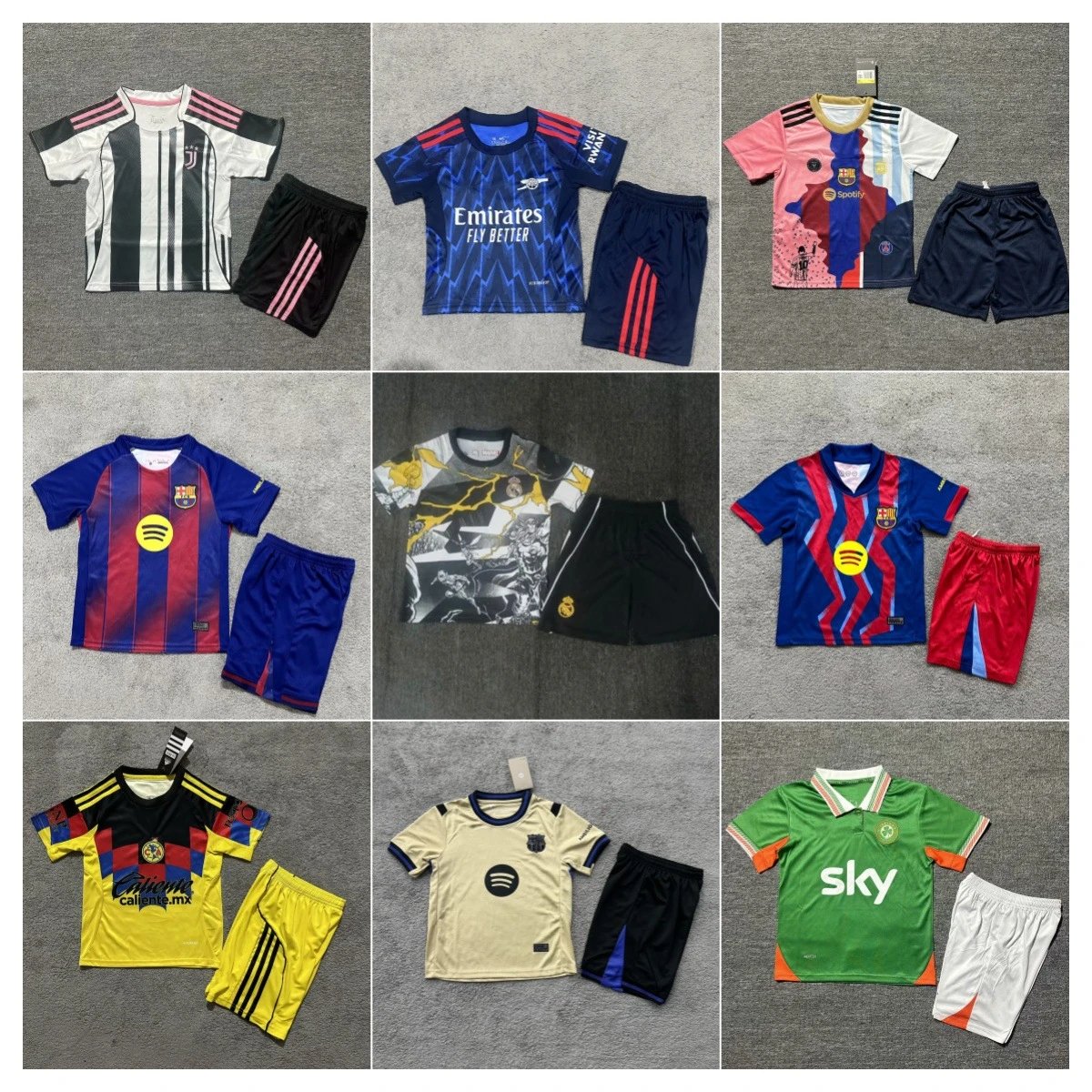 adidas Kids Club Football Jerseys