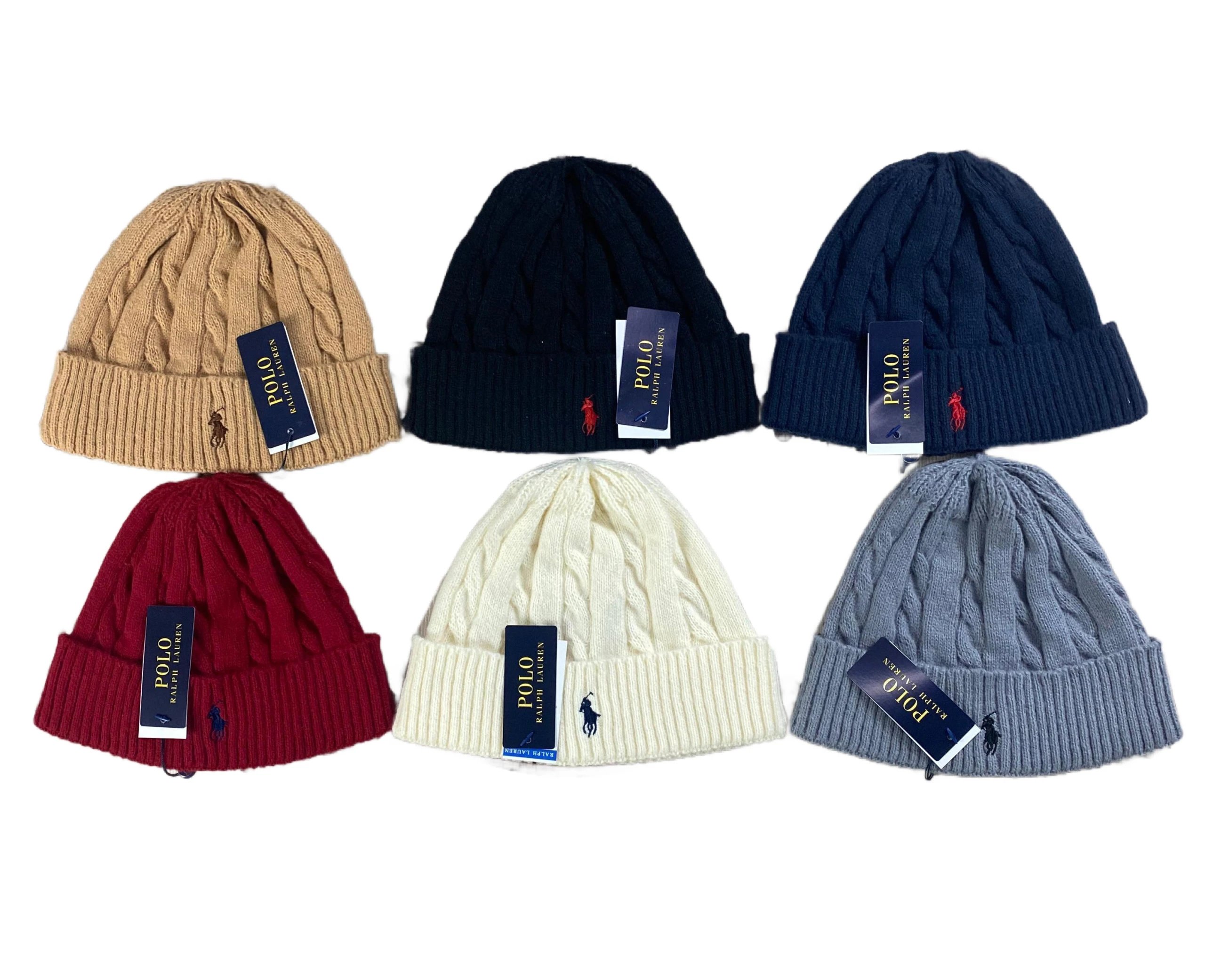 Polo Ralph Lauren Cable-Knit Cotton or Wool-Blend Beanie