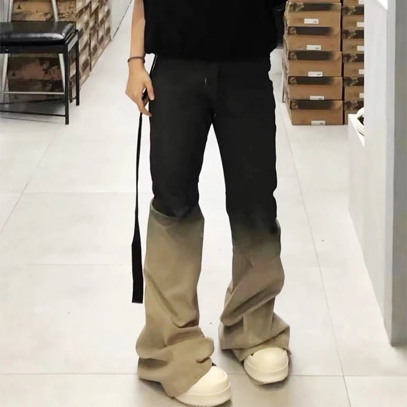 Rick Owens Black & Khaki Bolan Banana Jeans