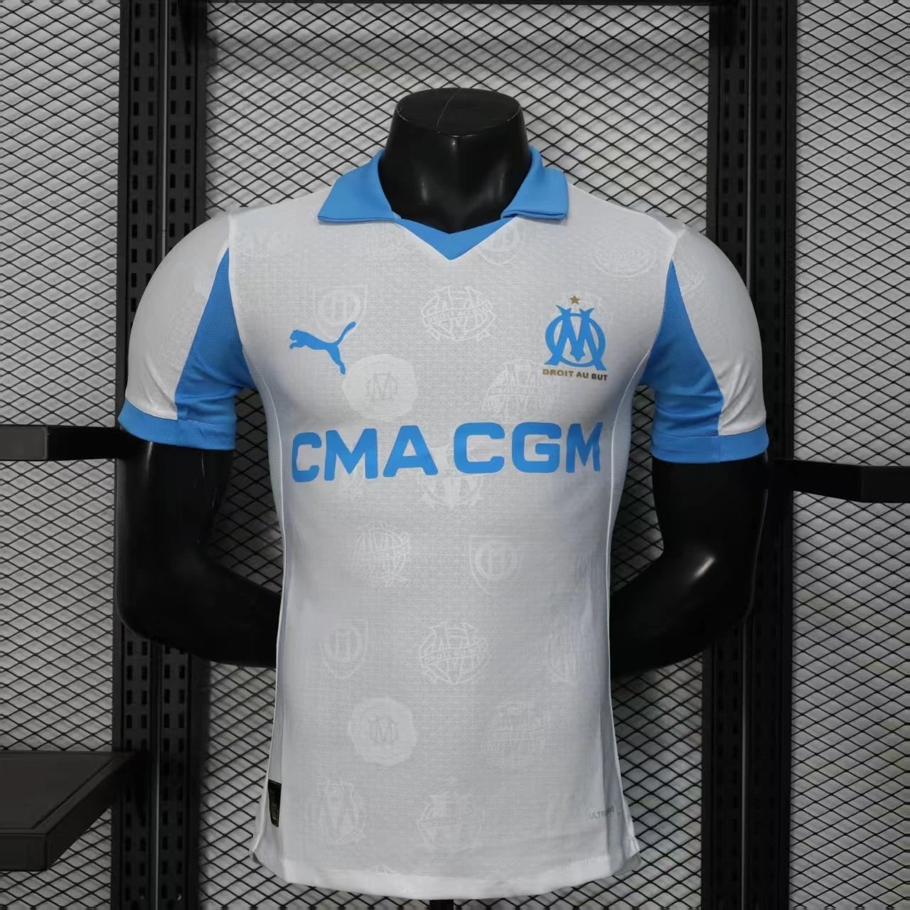 Puma Olympique de Marseille 2025/26 Home Authentic Jersey