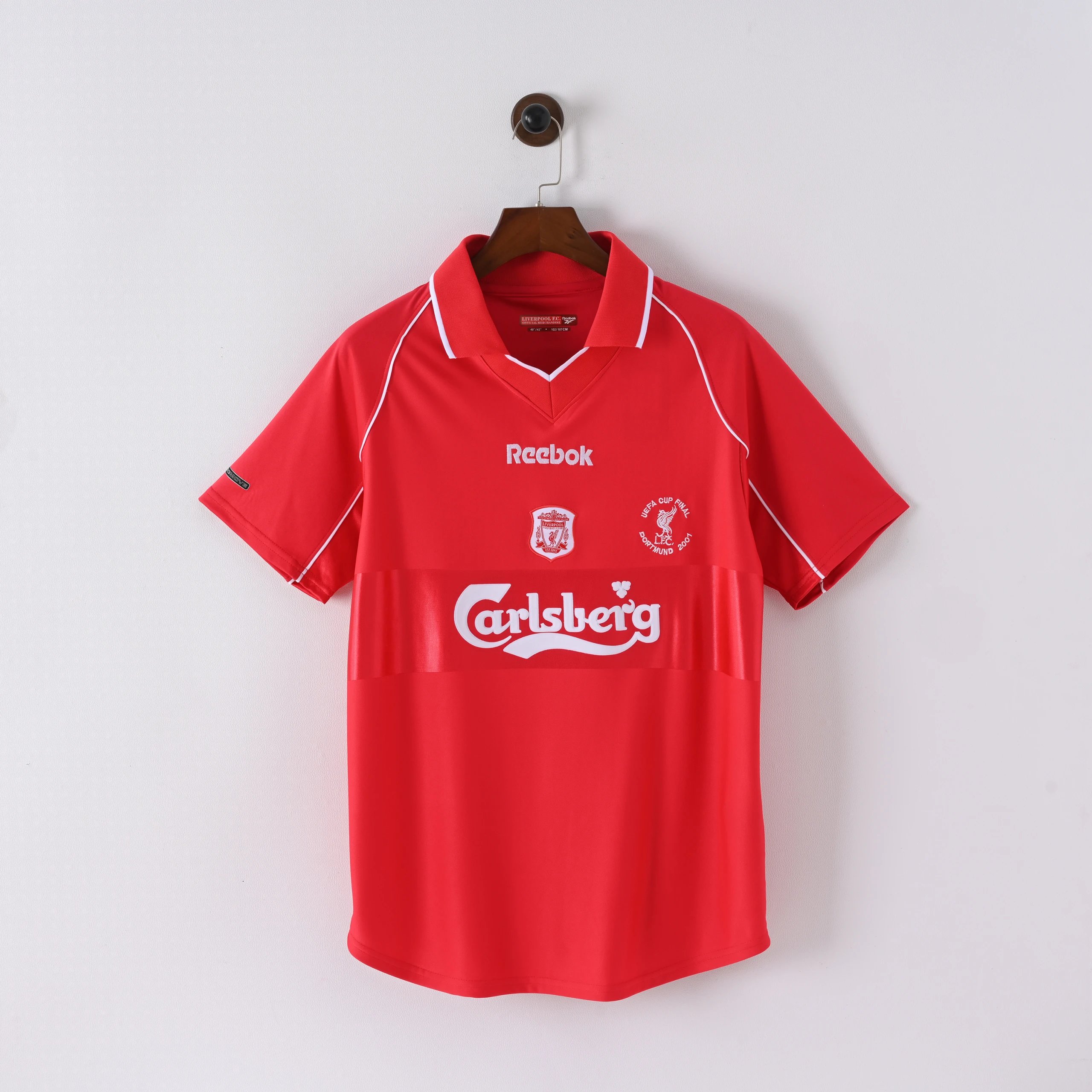 Reebok Liverpool 2001 UEFA Cup Final Jersey