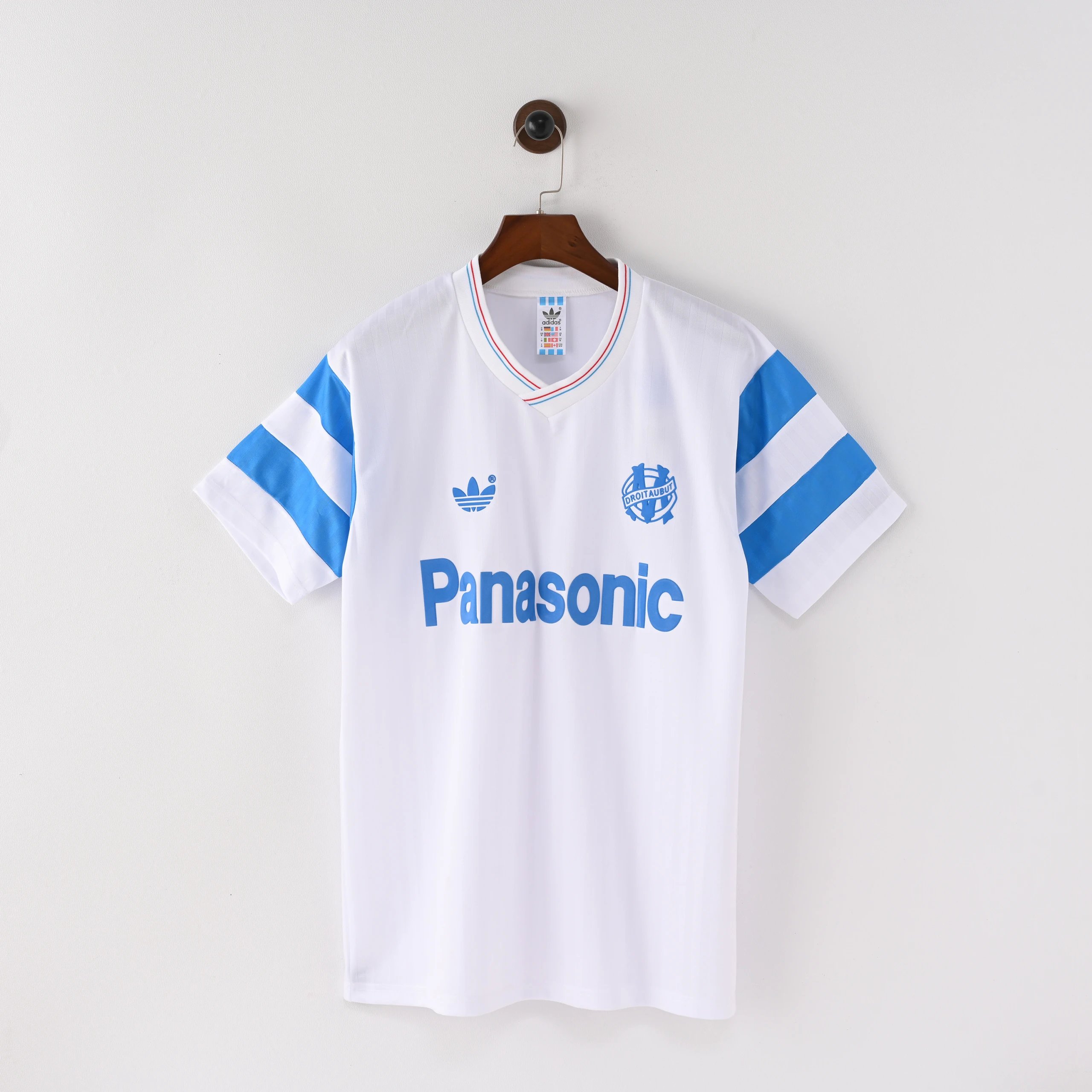 adidas Olympique de Marseille 1990-91 Home Jersey