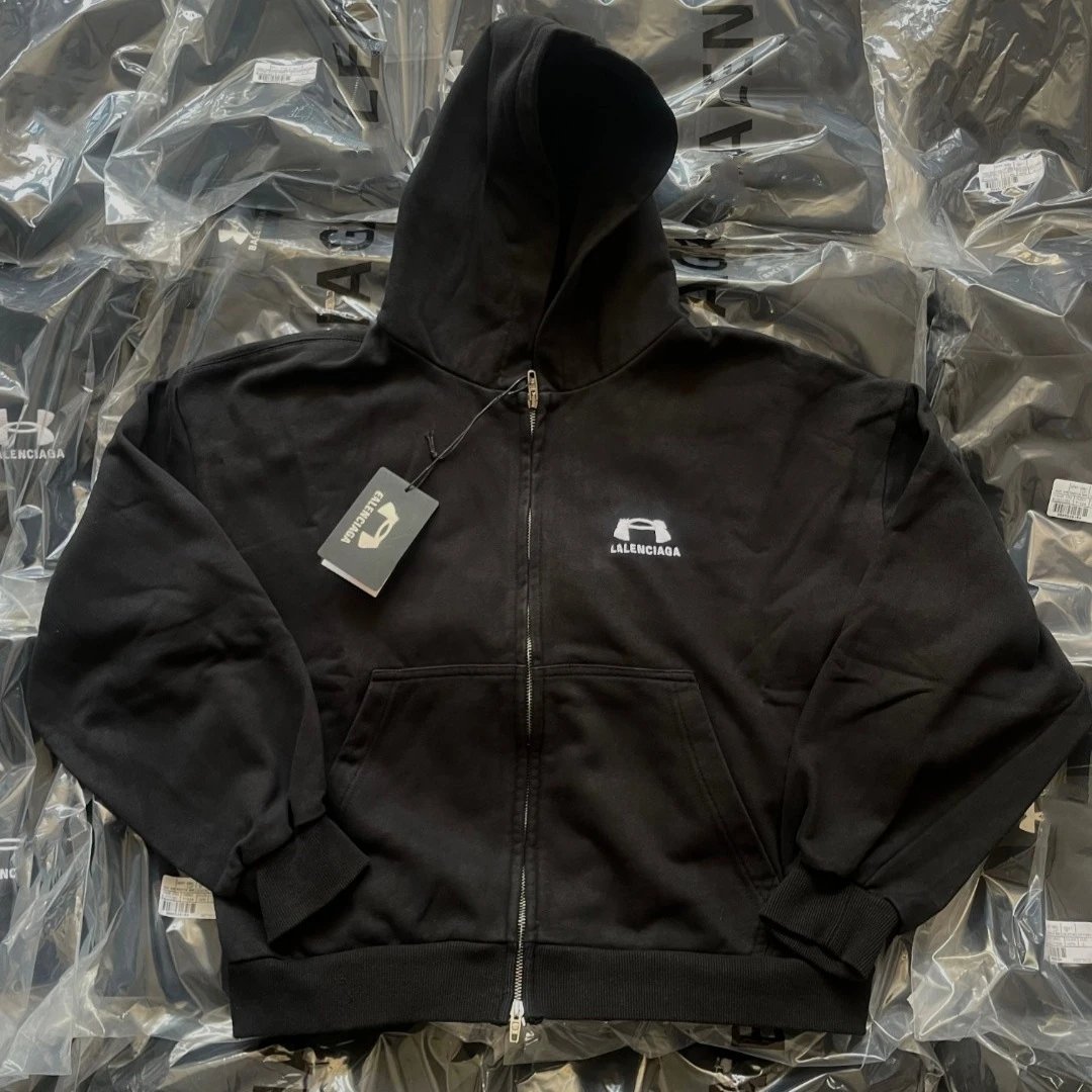 Balenciaga Unity Sports Icon Zip-Up Hoodies