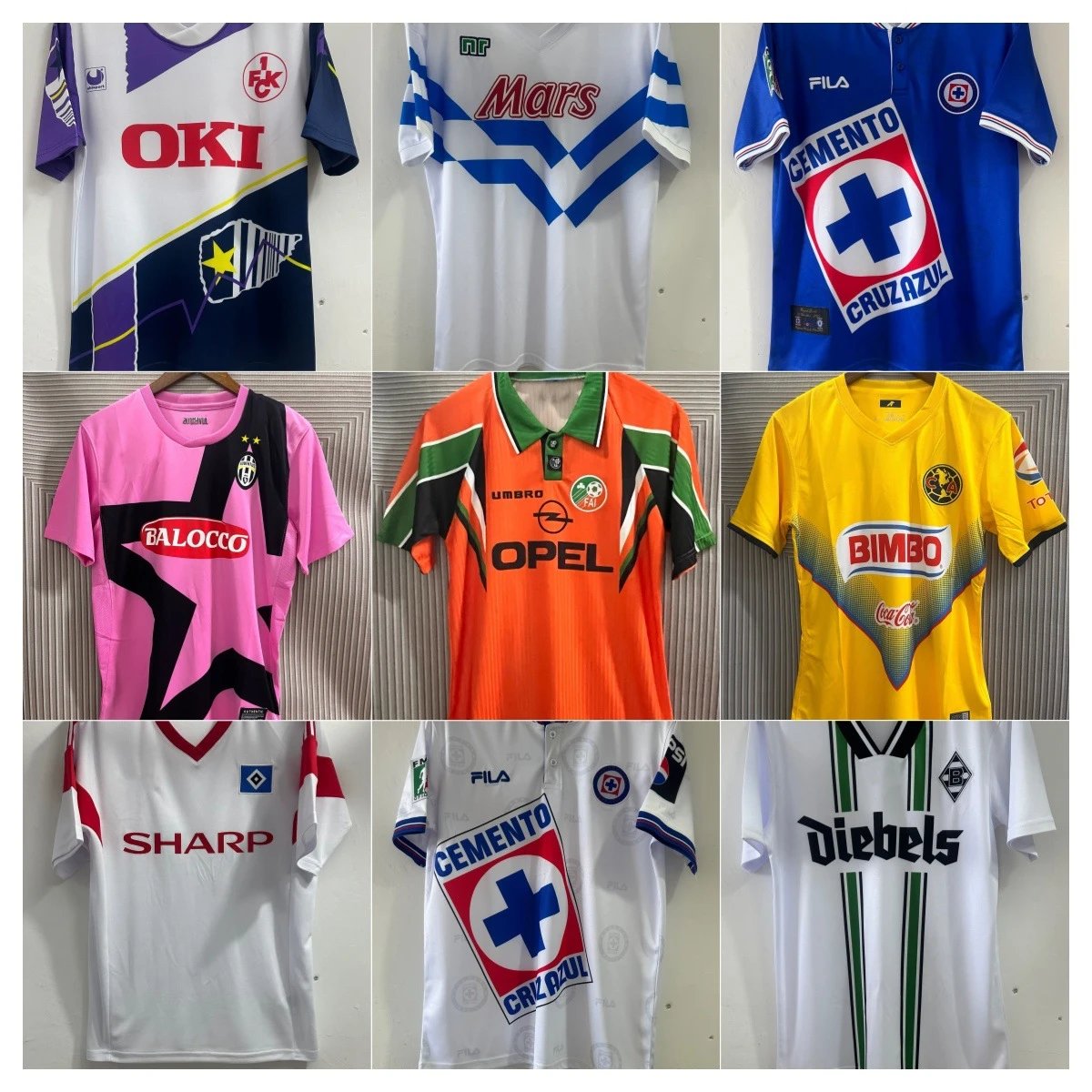 Fila Cruz Azul 1990s Home/Away Jersey