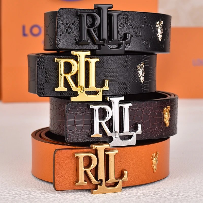 Polo Ralph Lauren embossed leather belt