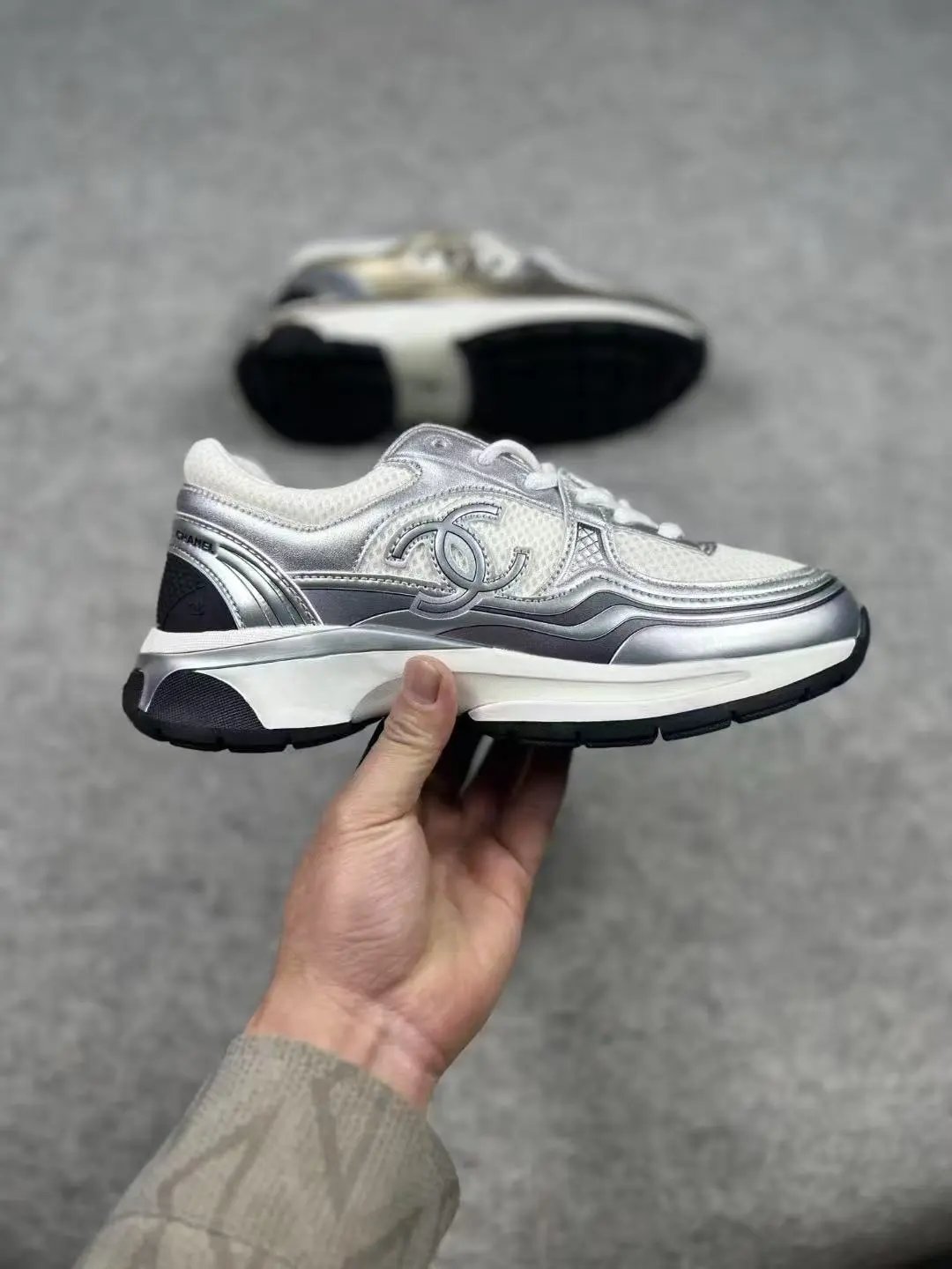 Chanel CC Logo Sneaker