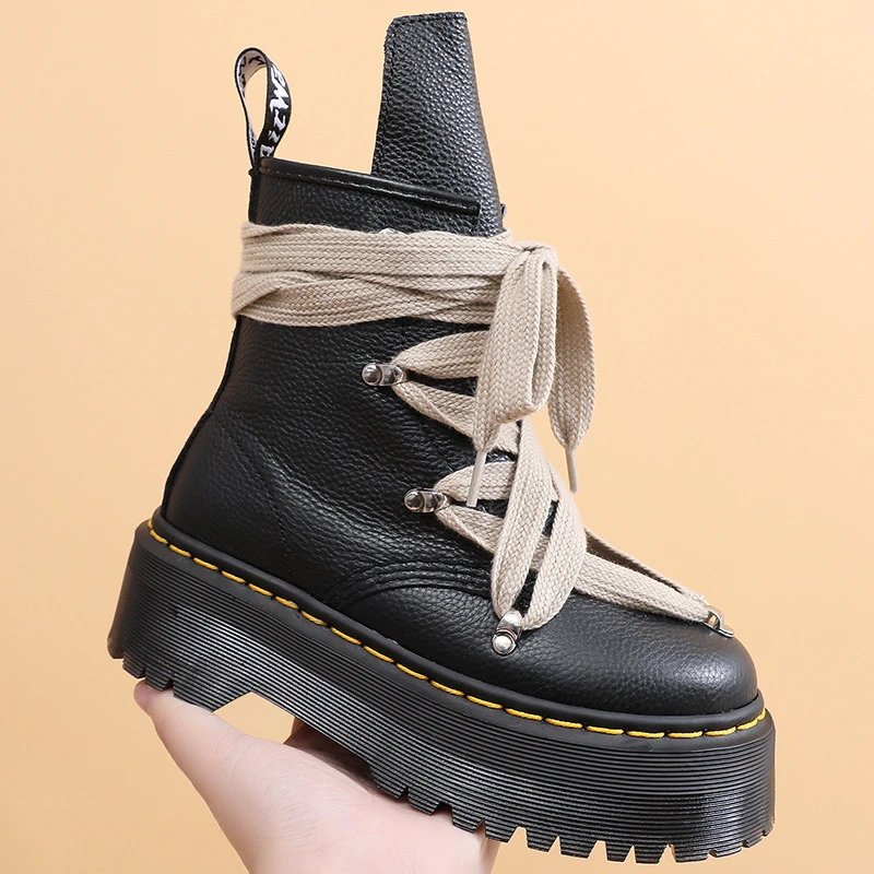 Rick Owens x Dr. Martens  1460 Quad Sole Jumbo Lace