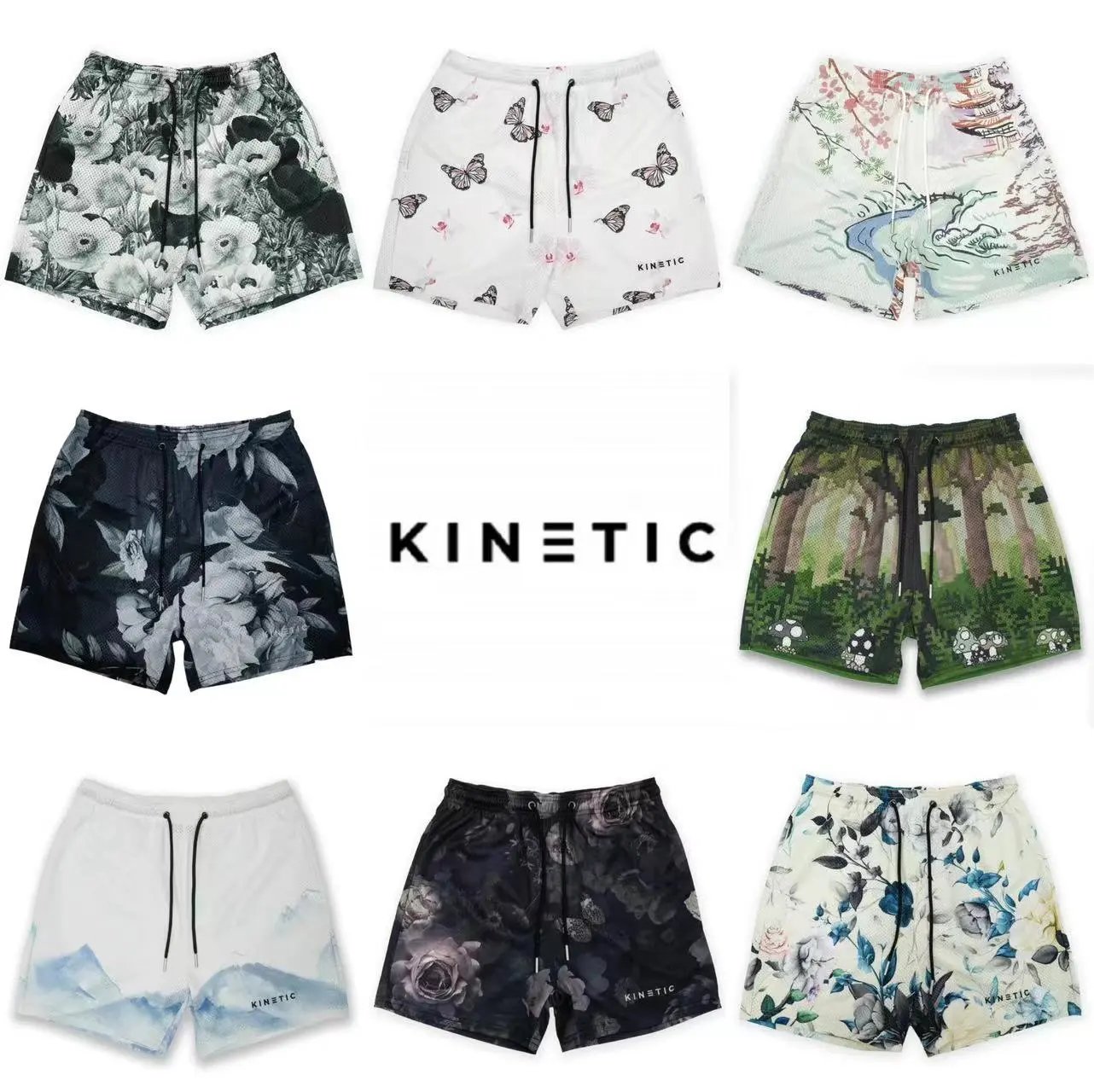 Kinetic Kings Graphic Mesh Shorts