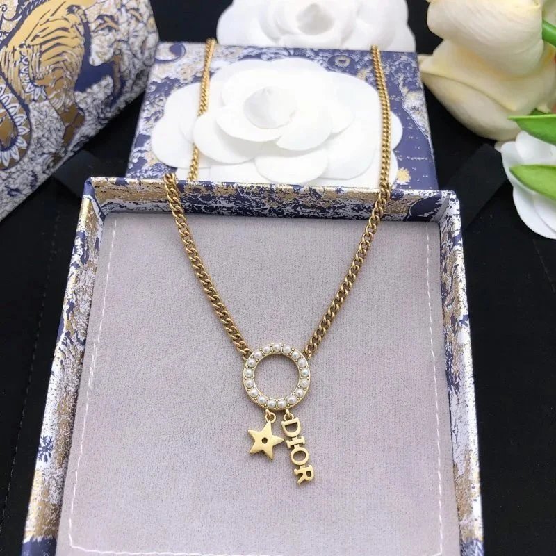 Christian Dior gold necklace