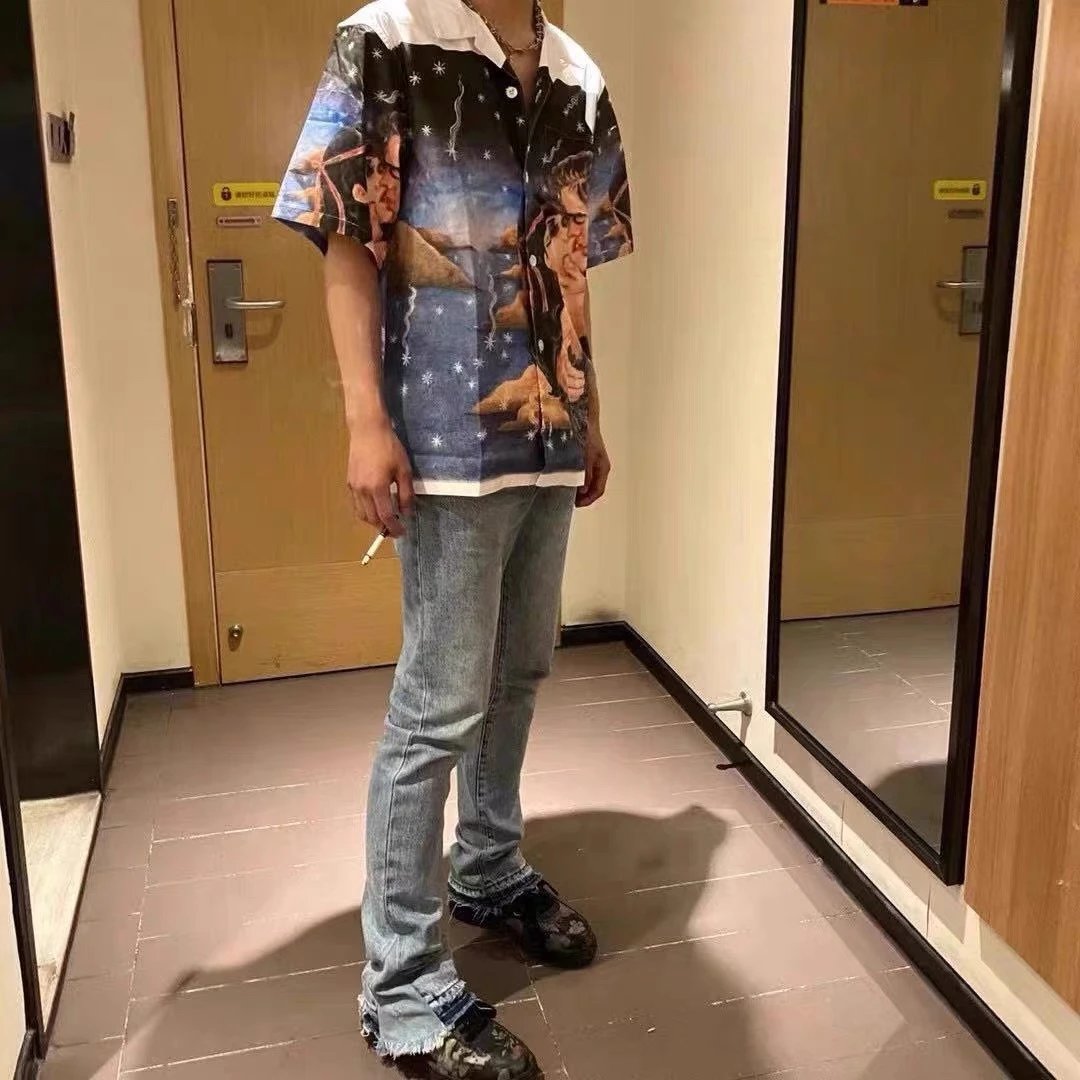 Prada "Impossible True Love" collection short-sleeved shirt