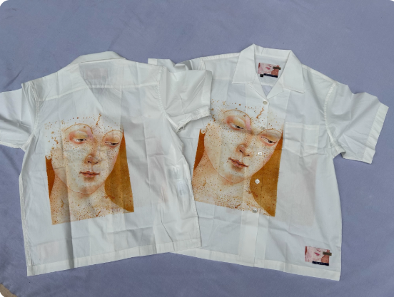 Christophe Chemin Prada FW16 "Thermidor" Print Bowling Shirt