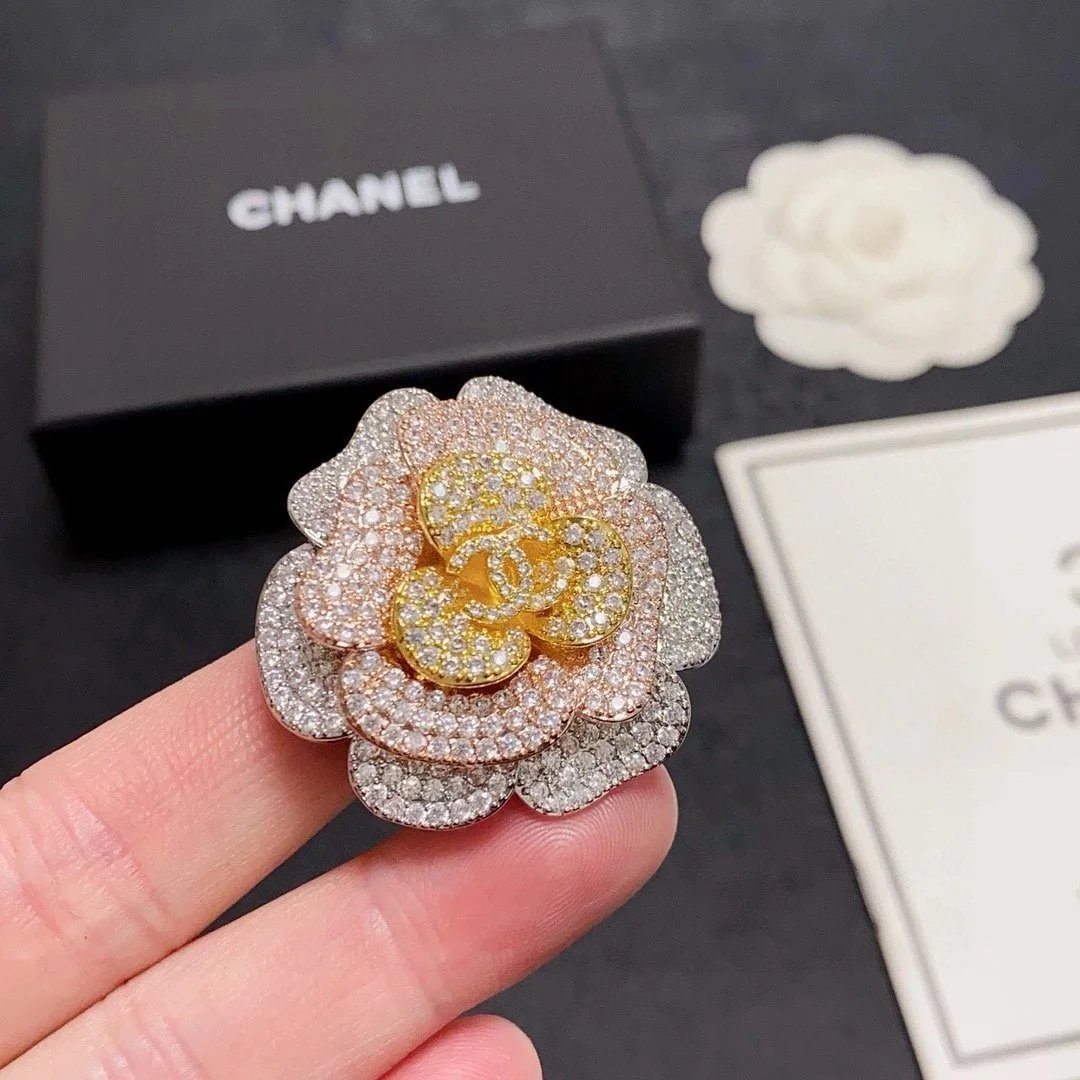 Chanel Classic Camellia Collection Brooch