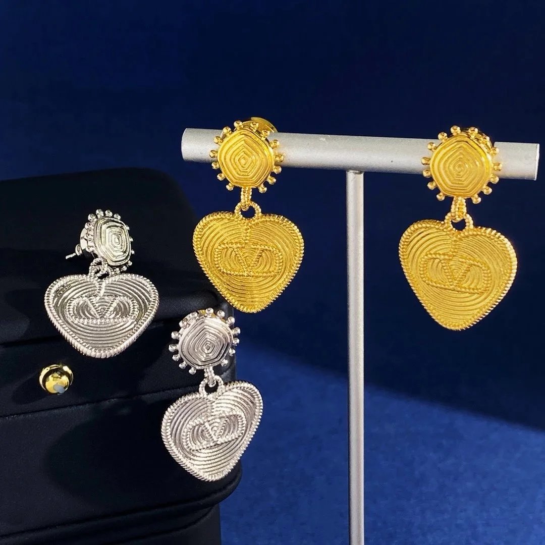 Valentino Garavani Fil Perdu Heart Earrings