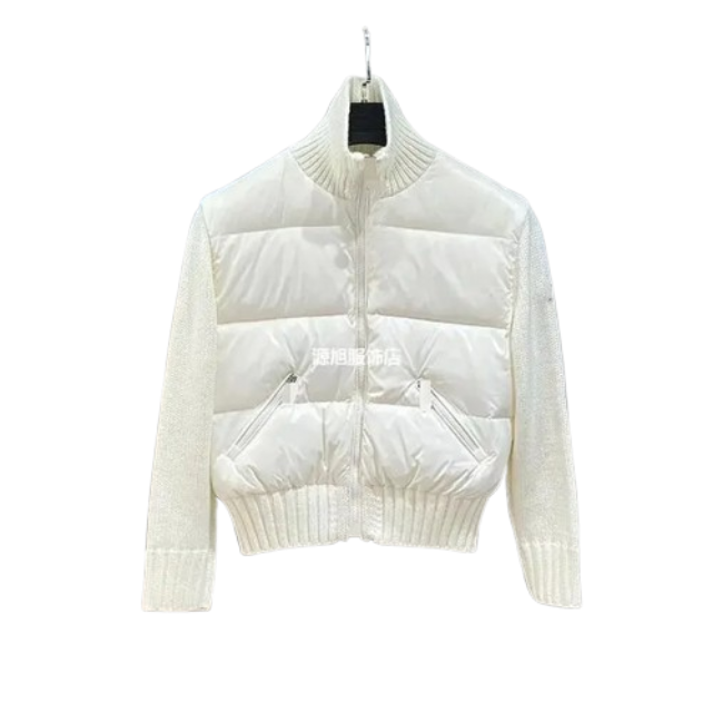 Letter Print Puffer Jacket