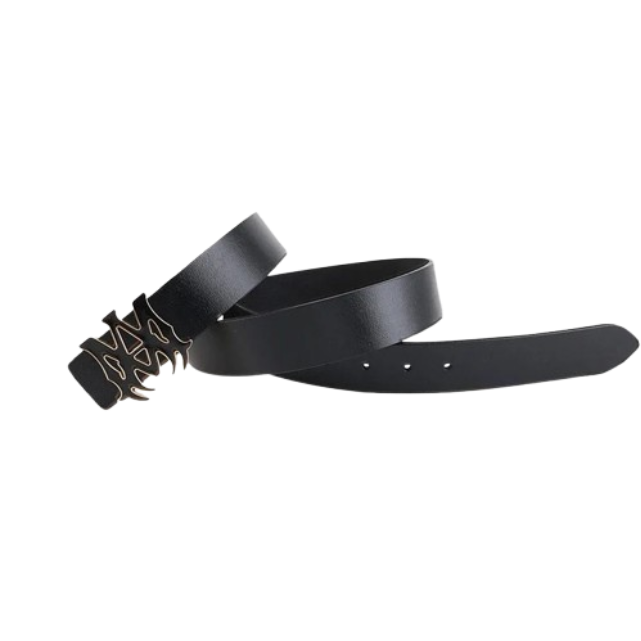 Leather Logo Belt