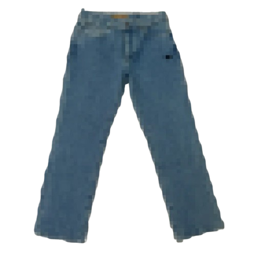 Embroidered Washed Jeans