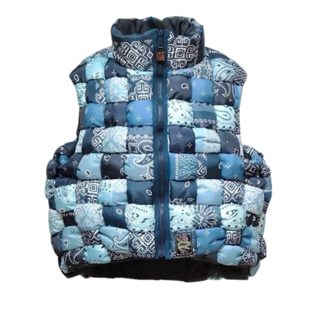 Kapital Bandana Puffer Vest