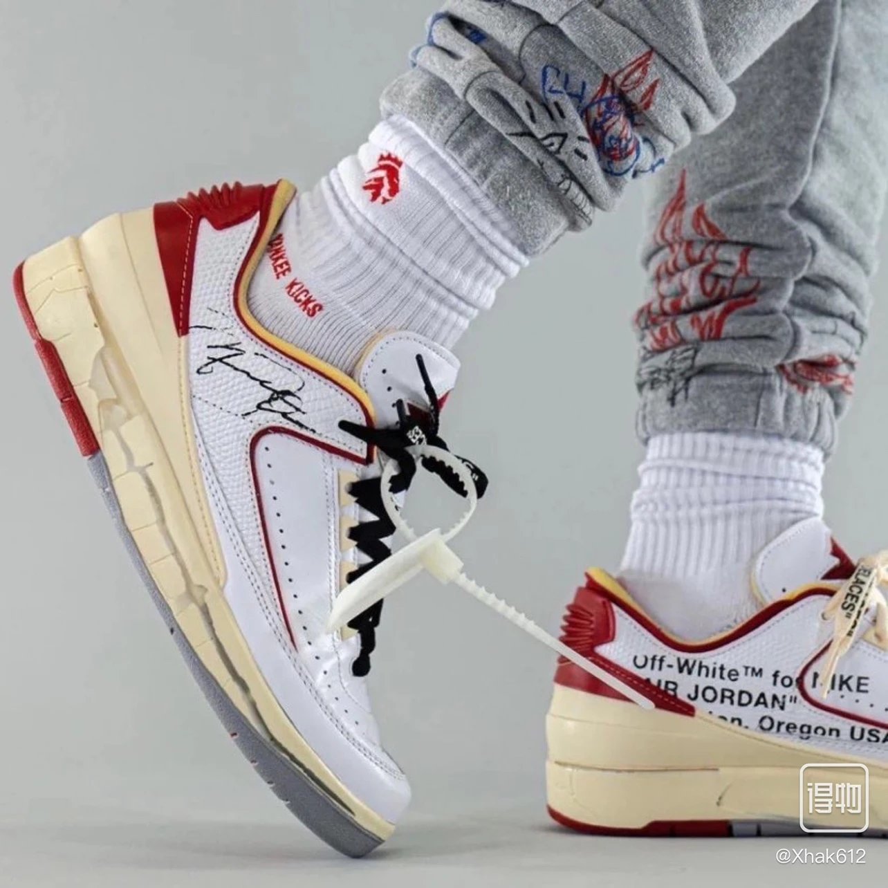 Off-White & Nike Air Jordan 2 qc 1
