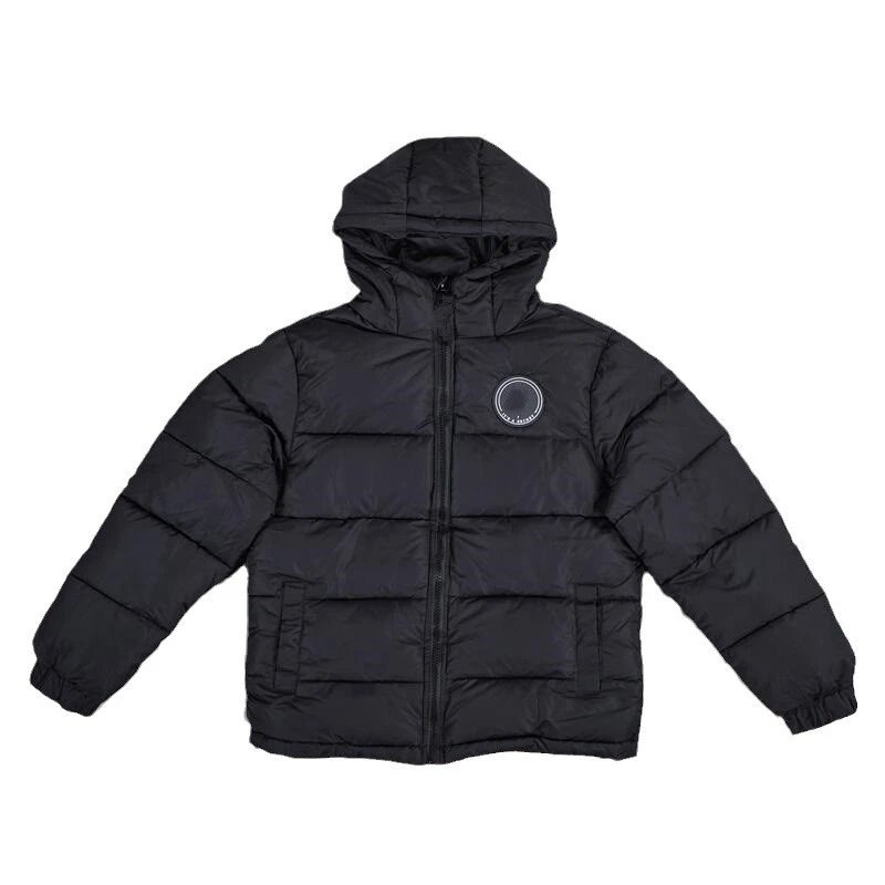Marine Serre Moon Logo-Patch Padded Down Jackets qc 4