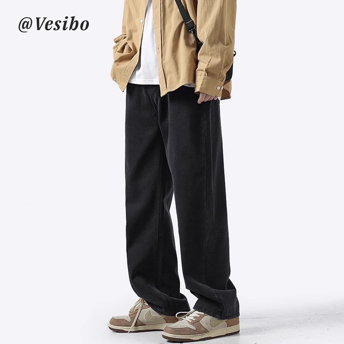 Vesibo Mud Washed Straight Jeans qc 3