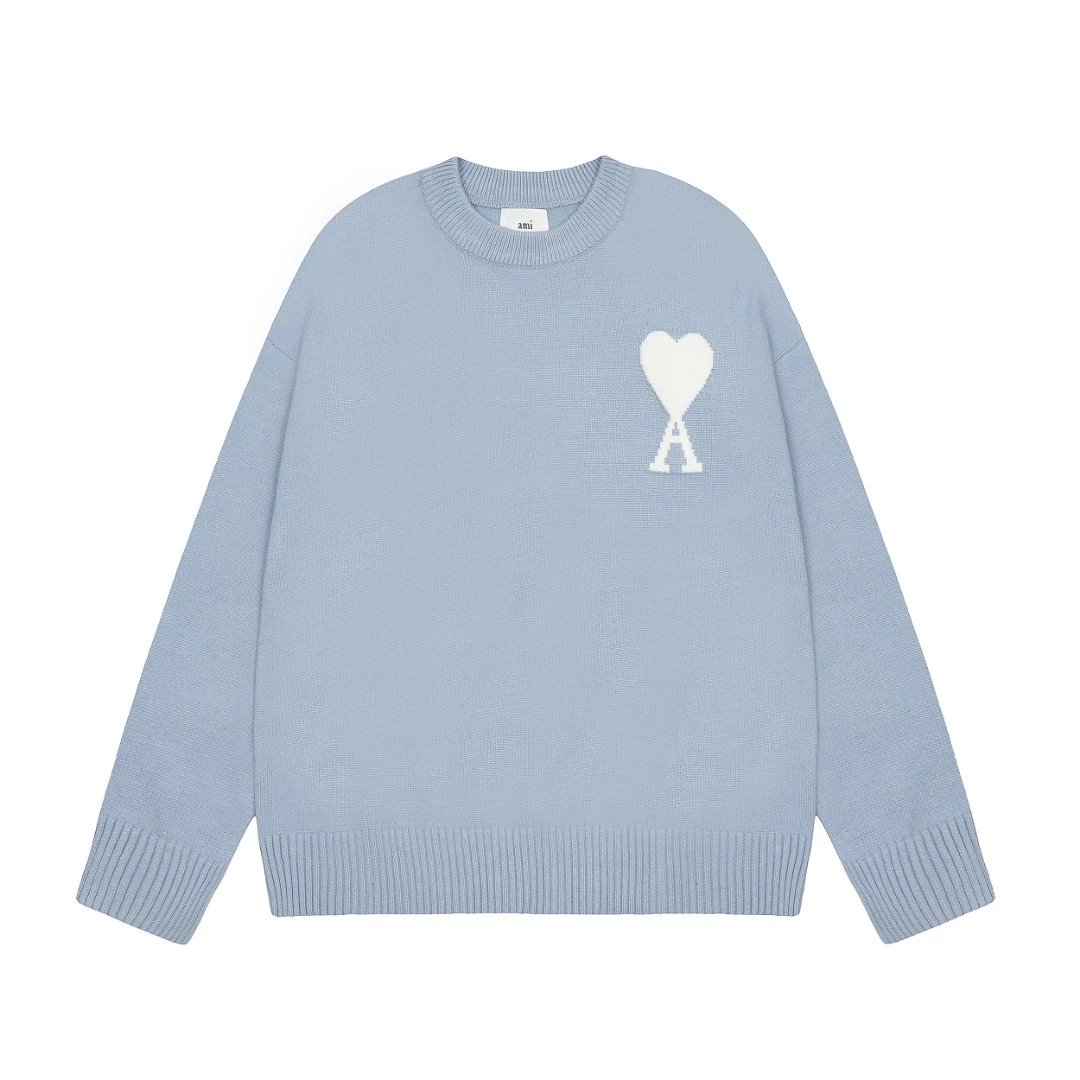Ami Paris Crew Neck Sweater qc 5